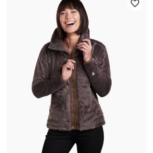 Kuhl Women's Plush Brown Teddy Jacket